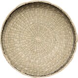 Atmosphera Jada Dienblad - Beige - Staal - 35 cm - Klassiek