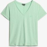 Superdry STUDIOS SLUB EMB VEE TEE Dames T-shirt