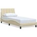 Maison Exclusive - Cadre de lit sans matelas "Hanko" crème 90x200 cm tissu