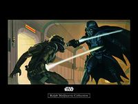 Komar Star Wars Classic RMQ Vader Luke Hallway Muurschildering