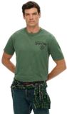 Superdry Tokyo Narrative Losse T-shirt Heren XXL Katoen Effen Groen