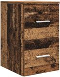 vidaXL Badkamerkast Tussenin Artisanaal eiken 30 x 41 x 50 cm