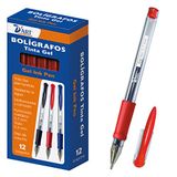 D'Art 79422 gelpen, 12 stuks, 0,7 mm, rood