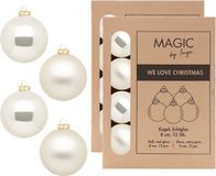 Inge-glas Inge Christmas Goods Kerstballen - 24 stuks - Champagne - Glas - 8 cm