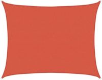 vidaXL Zonnezeil 160 g/m² 6x8 m HDPE Terracotta