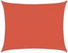 vidaXL Zonnezeil 160 g/m² 6x8 m HDPE Terracotta