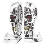 Nemesis Now The Terminator 2 Boekensteunen 18,5 cm Beeldje, Hars, Zilver