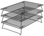 Icecat Ensemble de 3 grilles de refroidissement en acier inoxydable pour la cuisson