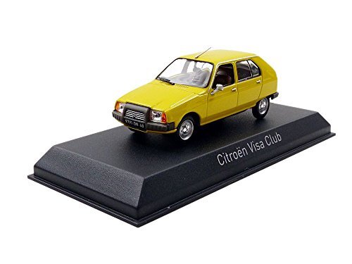 Norev NV150940 1979 Citroen Visa Club Die-Cast Speelgoed, Geel, Schaal 1:43