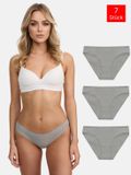 Tazzio Dames Onderbroeken Set van 3 Stuks Slips F941 Antraciet S