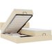 Maison Exclusive - Cadre de lit ottoman avec matelas crème 200x200cm tissu