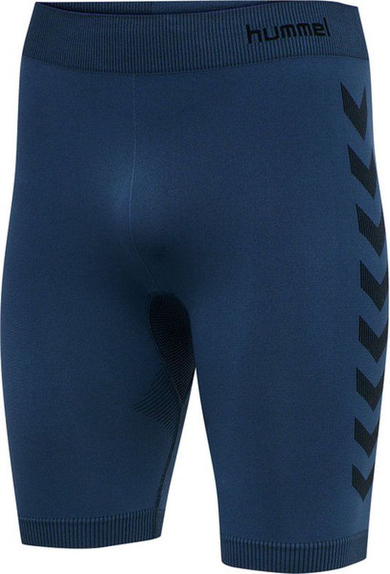 Hummel First Seamless Short Heren - navy (marineblauw) - Maat XS/S