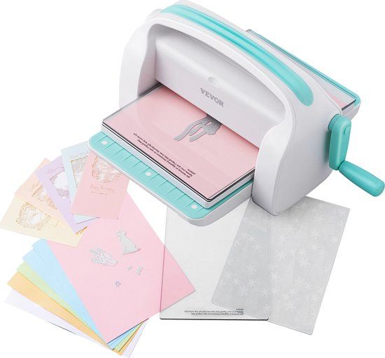 Vevor Handmatige Stans- en Embossingmachine 226 mm Kunstnijverheid Scrapbooking DIY