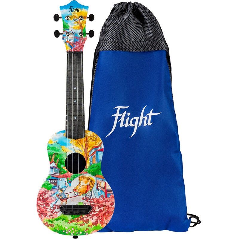 Flight Ultra Travel Series UTS-42 Fat Cat Sopraan Ukelele met Hoes