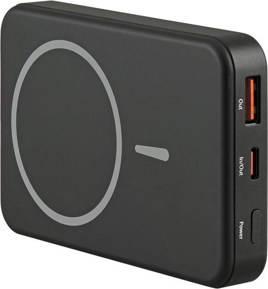 Jupio PowerVault 10 Wireless Magnetic Powerbank - 10000mAh - Zwart