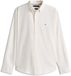Tommy Hilfiger Chemise à manches longues Homme M Coton Élasthanne Casual Blanc Naturel
