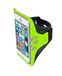 WANTALIS Sportarmband voor iPhone, Samsung Galaxy en komt overeen met maximaal 6,0 inch, rekbare en verstelbare lycra-armband, naadloos, zweetafvoerend