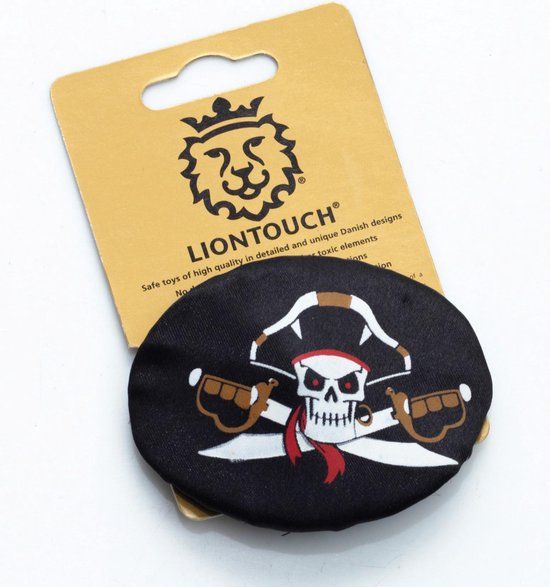 Liontouch - Verkleedattribuut- oogklepje piraat