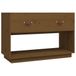 VidaXL TV-meubel massief grenenhout honingbruin 90x40x60 cm