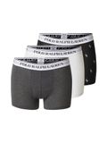 Polo Ralph Lauren Boxershorts 'CLSSIC' grijs / donkergrijs / zwart / wit