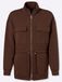 heine Manteau de transition brun chocolat