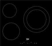 Beko HIC63402T Kookplaat Zwart Ingebouwd Keramisch 3 zone(s)