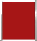 vidaXL - Wind-/zonnescherm - uittrekbaar - 160x300 cm - rood