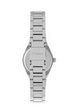 Timex Q Timex Continental Mini Quartz Analoog Horloge Zilverkleurig En Roze Kast Gemaakt Van 100% Roestvrij Staal En Een Armband Van 100% Roestvrij Staal 24 TW2Y68300AJ, TW2Y68500AJ, TW2Y77400AJ