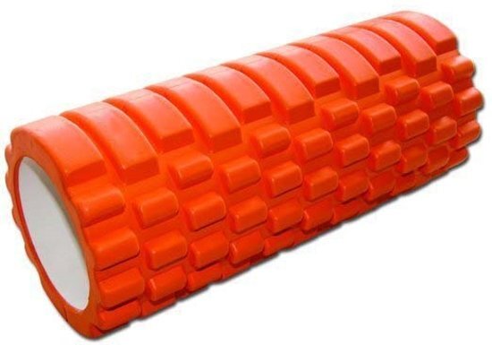 RS Sports Intense Foam roller - 33 cm - Oranje - geschikt voor Crossfit l Fysiotherapie l Fitness