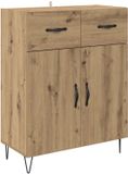 vidaXL Dressoir Artisan Eiken 69,5 x 34 x 90 cm
