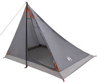 vidaXL Backpacking Tent 4-persoons Grijs en Oranje