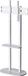 Luxe Opulence meuble TV, 40-75 pouces, Blanc