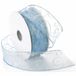 Morex Ribbon 7416.60/50-602 Swirl 6,3 cm x 50 YD nylon doorschijnend krullint bedraad glitterlint, ijsblauw, vakantielint voor ambachten en kerstversiering, kerstlint voor binnen voor