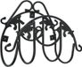 HowHomely Hoofdslangklem - Metaal - Antiek Donker Geoxideerd