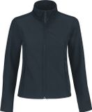 B&C Id.701 Softshell Jas Dames Navy / Neon Green XS