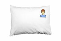 Bona Basics Decoratieve kussenhoes Wit 50x35 cm
