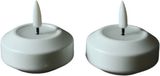 Deluxe Homeart Drijfkaarsen - Wit - 2 stuks