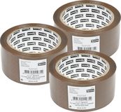 Benson Verpakkingstape - 3x - bruin - 48mm x 66m