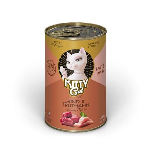 KITTY Cat Paté Rund & Kalkoen - Graanvrij Kattenvoer - Compleet - Made in Germany