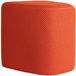 Leitmotiv Pouf Retro Mesh - Orange vif - 36x36x36cm