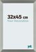 Your Decoration - Cadre photo 32x45 cm - MDF - Champagne - Mura