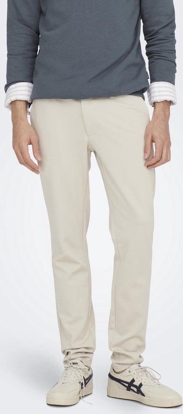 ONLY & SONS ONSMARK Slim Fit Broek - Moonstruck - Maat W34 X L32