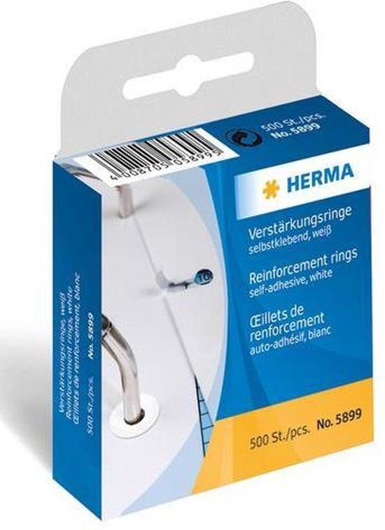Herma Versterkingsringen - Wit - 500 stuks