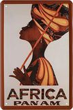 Africa African 1811 Tin Retro Metal Wall Plaque 20 x 30