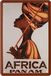 Africa African 1811 Tin Retro Metal Wall Plaque 20 x 30