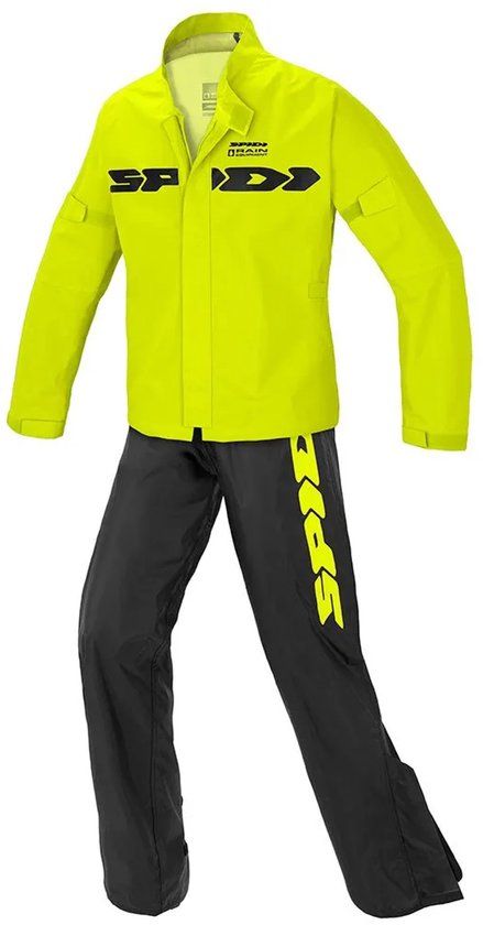 Spidi Sport Regenpak Geel, Zwart, Maat M