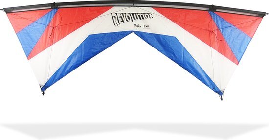 Revolution Kites Reflex stuurdraak Experience EXP R/W/B, blauw/wit/rood