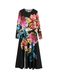 Desigual Jurk gemengde kleuren / zwart