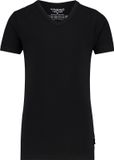 Vingino Kinder Jongens Ondershirt V-Neck - Maat 110/116 - Zwart