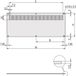Schroff panneau arrière, perforé, non blindé, pour RatiopacPRO et PropacPRO, 3 U, 63 HP